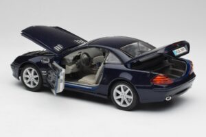 Mercedes SL 500 R230 Blau Maisto 1:18 B66962126 Metall — Bild 5 von 8