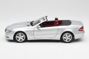 Mercedes SL 500 R230 Cabriolet Iridium Silber Minichamps 1:18 B66962388 Metall — Bild 4 von 8