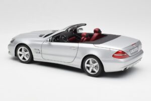 Mercedes SL 500 R230 Cabriolet Iridium Silber Minichamps 1:18 B66962388 Metall — Bild 7 von 8