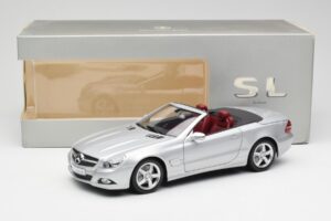 Mercedes SL 500 R230 Cabriolet Iridium Silber Minichamps 1:18 B66962388 Metall — Bild 8 von 8