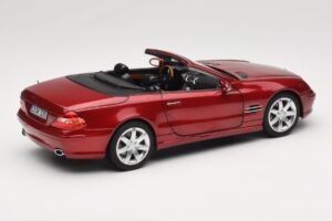 Mercedes SL 500 R230 Red Metallic Limitierte Auflage Norev 1:18 183841 Metall — Bild 3 von 8