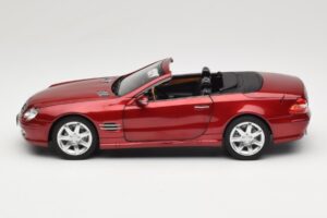 Mercedes SL 500 R230 Red Metallic Limitierte Auflage Norev 1:18 183841 Metall — Bild 4 von 8