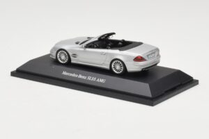 Mercedes SL 55 AMG R230 Silber Minichamps 1:43 B66962347 Metall — Bild 3 von 4