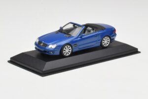 Mercedes SL R230 Tanzanite Blau Minichamps 1:43 B66962250 Metall — Bild 2 von 4