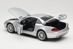Mercedes SL55 AMG R230 Silber Maisto 1:18 36894 Metall — Bild 5 von 8