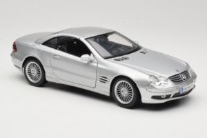 Mercedes SL55 AMG R230 Silber Maisto 1:18 36894 Metall — Bild 6 von 8