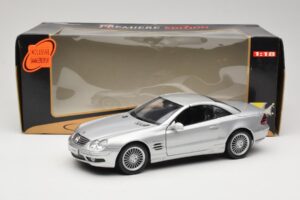 Mercedes SL55 AMG R230 Silber Maisto 1:18 36894 Metall — Bild 8 von 8
