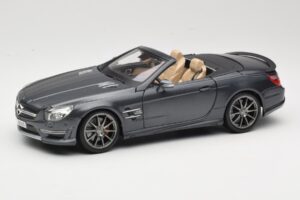 Mercedes SL65 AMG Black Series R230 Matte Black Maisto 1:18 36198 Metall