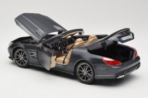 Mercedes SL65 AMG Black Series R230 Matte Black Maisto 1:18 36198 Metall — Bild 5 von 8