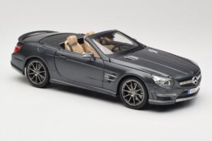Mercedes SL65 AMG Black Series R230 Matte Black Maisto 1:18 36198 Metall — Bild 6 von 8