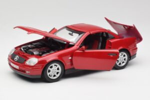 Mercedes SLK 230 R170 Rot Maisto 1:18 56023 Metall — Bild 3 von 9