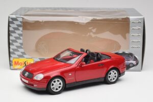 Mercedes SLK 230 R170 Rot Maisto 1:18 56023 Metall — Bild 9 von 9