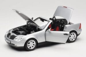 Mercedes SLK R170 Brilliant Silver Norev 1:18 183020 Metall — Bild 2 von 9