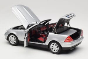 Mercedes SLK R170 Brilliant Silver Norev 1:18 183020 Metall — Bild 6 von 9