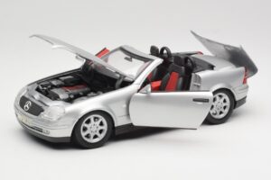 Mercedes SLK R170 Roadster Silber Maisto 1:18 31674 Metall — Bild 8 von 9