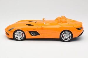Mercedes SLR McLaren C199 Stirling Moss AMG Solarbeam Metallic Minichamps 1:18 100038400 Metall — Bild 4 von 8