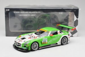 Mercedes AMG SLS C197 GT3 MS Racing #22 V. Sigacev / C. Stoll ADAC GT Masters 2011 Minichamps 1:18 151113102 Metall — Bild 6 von 6