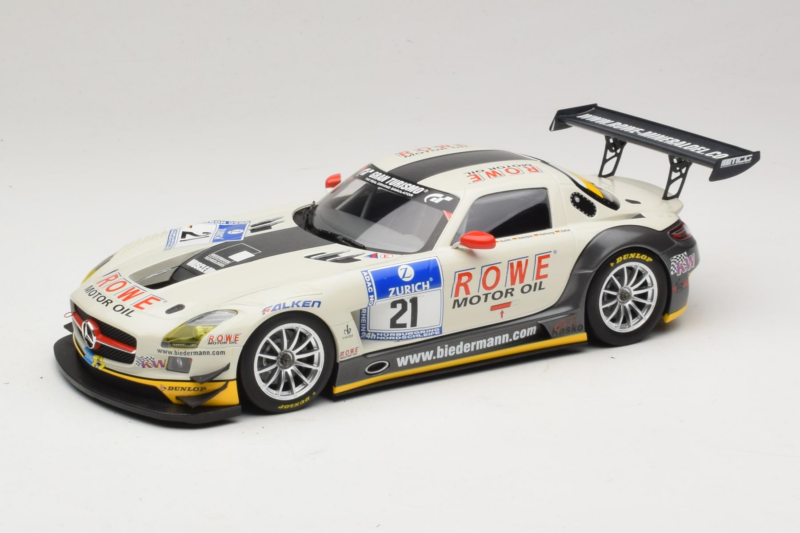 Mercedes SLS AMG GT3 #21 Rowe Racing M. Zehe / M. Hartung ADAC 24h Nurburgring 2012 Minichamps 1:18 151123121 Metall