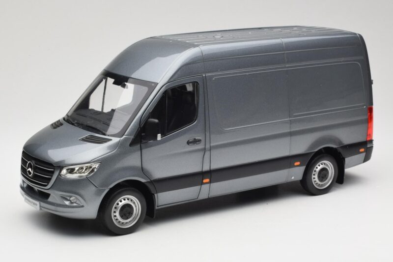 Mercedes Sprinter W907 Kastenwagen Selenite Grey Metallic Norev 1:18 B66004163 Metall