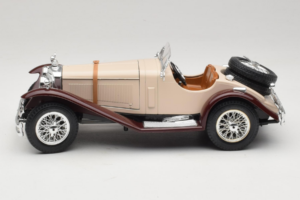 Mercedes SSK Beige & Dunkelrot Bburago 1:18 3009-M4 Metall — Bild 3 von 6