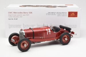 Mercedes SSK #14 Zatuszek Argentinian Autumn Race 1931 CMC 1:18 M-207 Metall — Bild 6 von 6