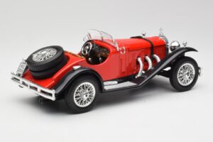 Mercedes SSK Rot & Schwarz Bburago 1:18 3009-M1 Metall — Bild 2 von 6