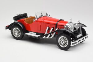 Mercedes SSK Rot & Schwarz Bburago 1:18 3009-M1 Metall — Bild 4 von 6