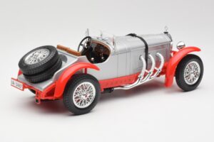 Mercedes SSK Silber & Rot Bburago 1:18 3009-M2 Metall — Bild 2 von 6