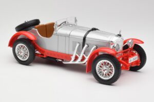Mercedes SSK Silber & Rot Bburago 1:18 3009-M2 Metall — Bild 4 von 6