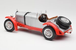 Mercedes SSK Silber & Rot Bburago 1:18 3009-M2 Metall — Bild 5 von 6