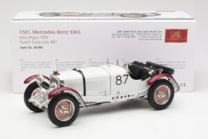 Mercedes SSKL R. Caracciola / W. Sebastian Mille Miglia Winner 1931 CMC 1:18 M-055 Metall — Bild 6 von 6