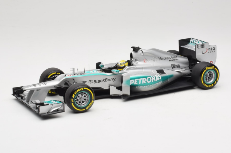 Mercedes W04 #9 N. Rosberg Mercedes AMG Petronas Showcar 2013 Minichamps 1:18 110130079 Metall