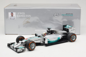 Mercedes W05 #44 L. Hamilton Mercedes AMG Petronas Malaysian Grand Prix Winner 2014 Minichamps 1:18 110140144 Metall — Bild 7 von 7