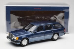Mercedes 300D W124 T-Modell Nautical Blau Norev 1:18 183962 Metall — Bild 8 von 8