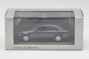 Mercedes W124 Dunkelblau Minichamps 1:43 MB006 Metall — Bild 4 von 4
