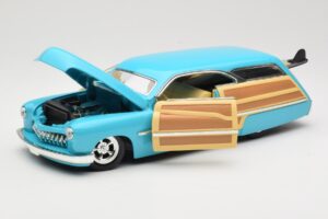 Mercury Merc Woodie Blau Hot Wheels 1:18 27806 Metall — Bild 2 von 8