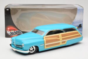 Mercury Merc Woodie Blau Hot Wheels 1:18 27806 Metall — Bild 8 von 8