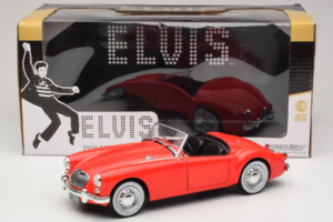 MG A 1600 Roadster Mk I Elvis Presley Blue Hawaii Movie GreenLight 1:18 13524 Metall — Bild 8 von 8