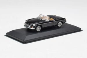 MGB Cabriolet Schwarz Minichamps 1:43 430131030 Metall — Bild 2 von 4