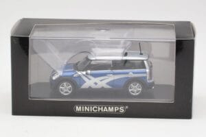 Mini Clubman R55 Cooper S Blue Metallic Onitsuka Tiger Minichamps 1:43 403138676 Metall — Bild 4 von 4