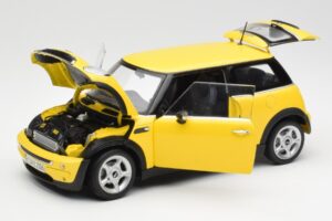 Mini Cooper One R50 Aerodynamik-Paket Gelb Kyosho 1:18 80430148553 Metall — Bild 2 von 8