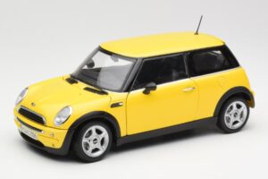 Mini Cooper One R50 Aerodynamik-Paket Gelb Kyosho 1:18 80430148553 Metall