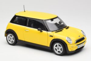 Mini Cooper One R50 Aerodynamik-Paket Gelb Kyosho 1:18 80430148553 Metall — Bild 6 von 8