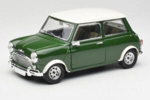 Mini Cooper S British Racing Grün & Old English Weiß Solido 1:18 8021 Metall