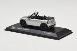 Mini Cooper S R57 Cabriolet Silber Minichamps 1:43 431138830 Metall — Bild 3 von 6