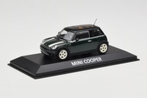 Mini Cooper S R53 Grün Mit Streifen Minichamps 1:43 MINI006 Metall — Bild 4 von 4