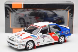 Mitsubishi Galant VR-4 #9 K. Eriksson / S. Parmander RAC Rally 1990 IXO 1:18 18RMC192A Metall — Bild 6 von 6