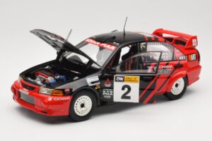 Mitsubishi Lancer Evolution VI #2 Y. Kataoka / S. Hayashi Winner Rally Canberra 1999 AUTOart 1:18 89942 Metall — Bild 2 von 8