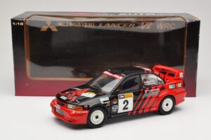 Mitsubishi Lancer Evolution VI #2 Y. Kataoka / S. Hayashi Winner Rally Canberra 1999 AUTOart 1:18 89942 Metall — Bild 8 von 8