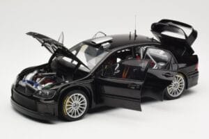 Mitsubishi Lancer Evolution WRC Plain Body Schwarz AUTOart 1:18 80528 Metall — Bild 2 von 8